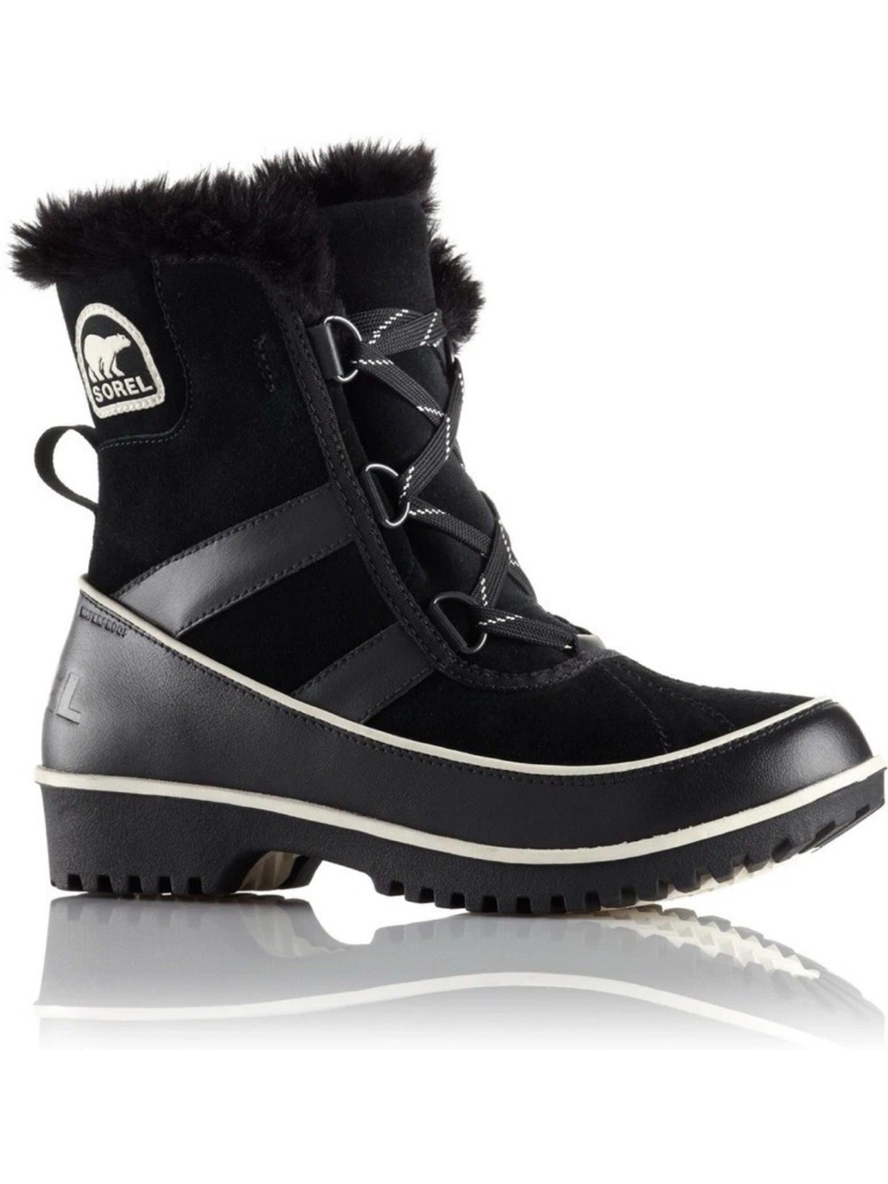 SOREL Tivoli II Women’s Size 7.5 Black Suede Waterproof Winter Boots
